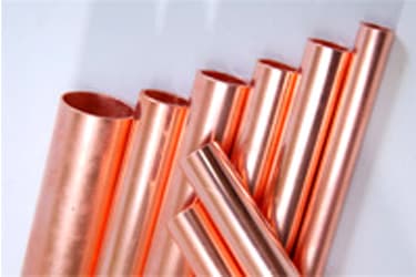 Copper tubes product range