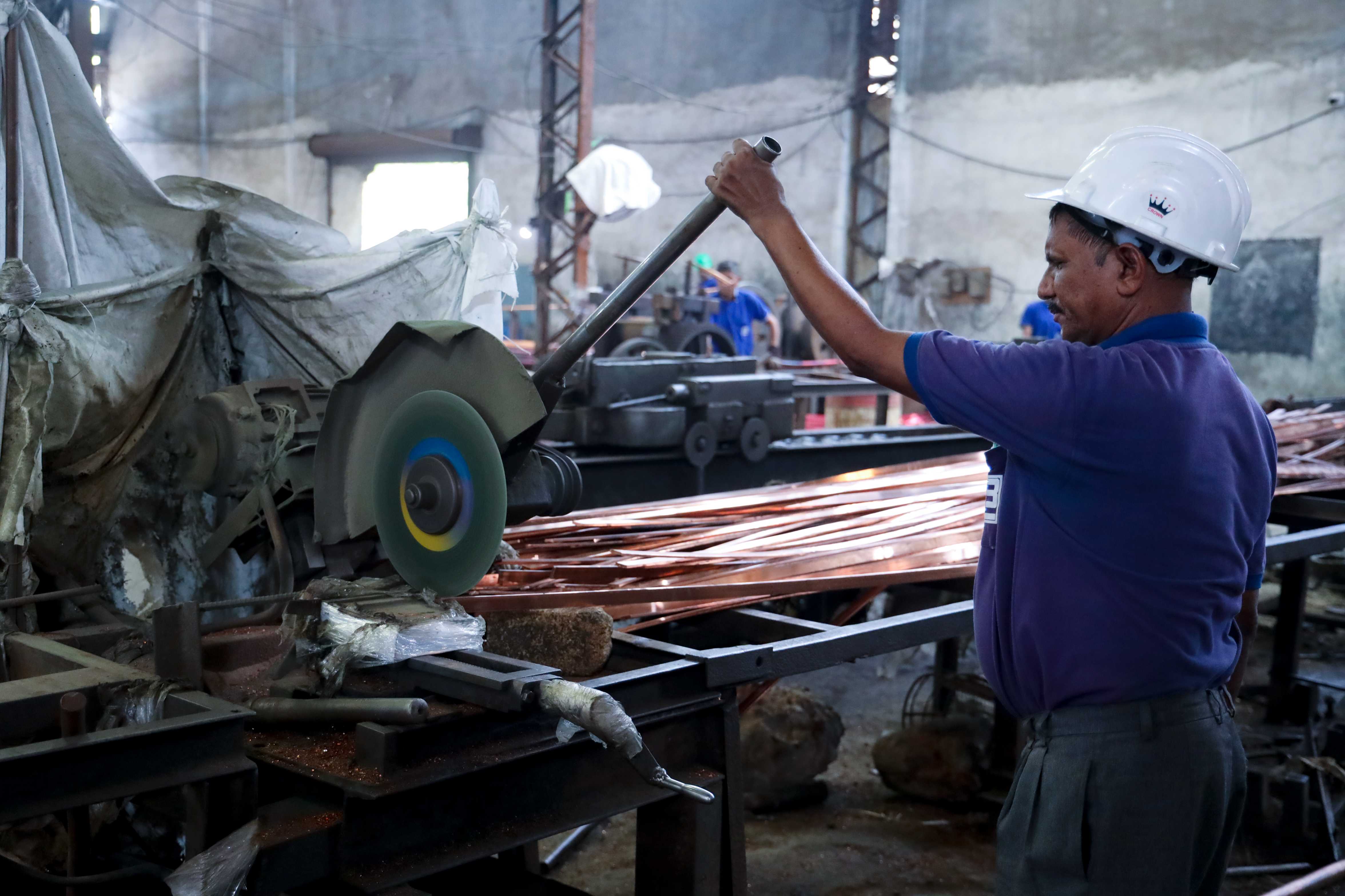 Copper coils production